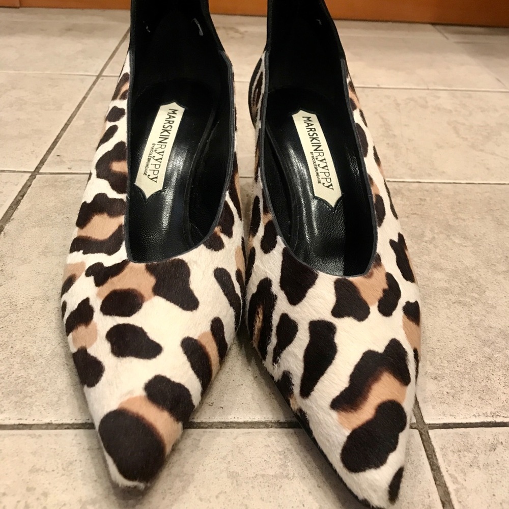 Leopard Print Heels - Picture 2 of 5
